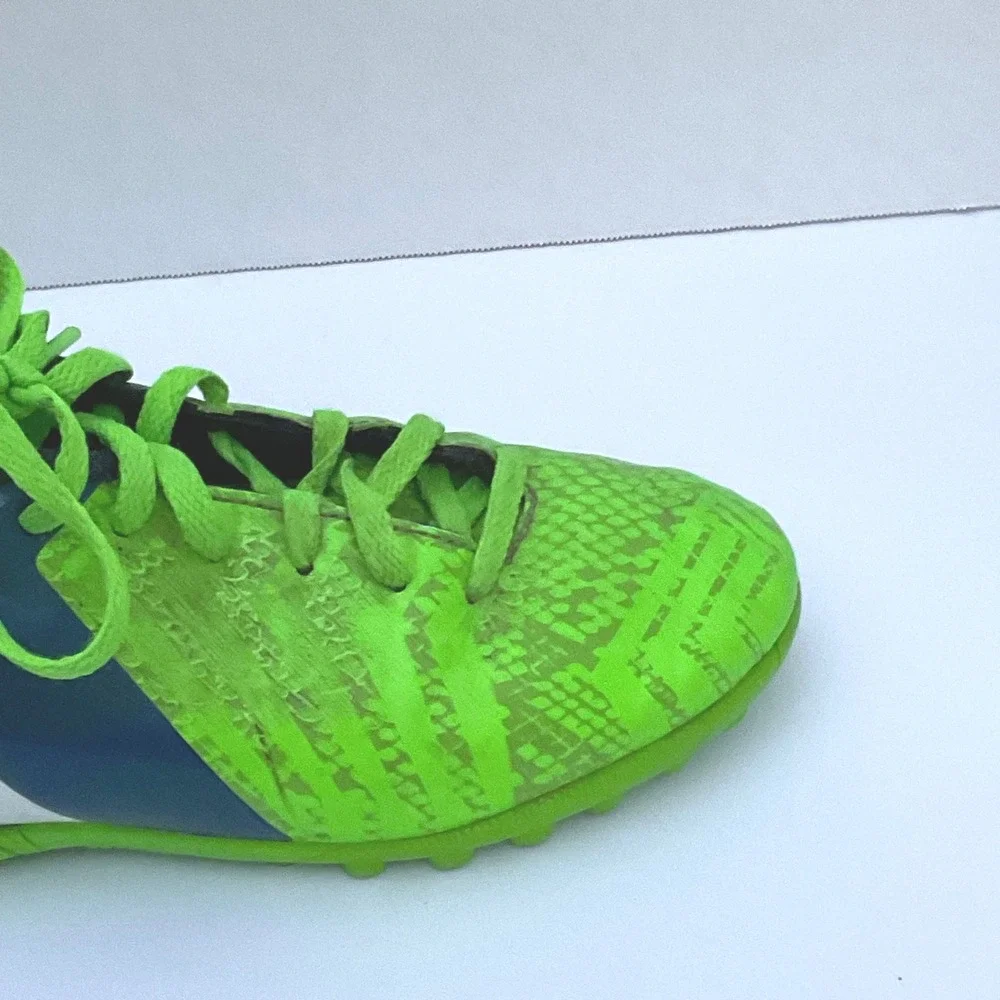 adidas M20172 boy's 4.5 Predito Instinct‎ TF soccer shoes kids Neon blue green